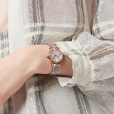 Emporio Armani Gianni T Bar Pink Dial Two Tone Steel Strap Watch For Women - AR11223 Buy Now By Emporio Armani