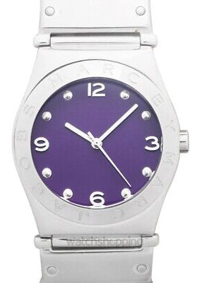 Marc Jacobs Purple Dial Silver Steel Strap Watch for Women - MBM3032 Buy Now By Marc Jacobs