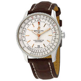Breitling Navitimer 1 Automatic 41mm White Dial Brown Leather Strap Mens Watch - A17326211G1P1 Buy Now By Breitling