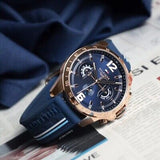 Tommy Hilfiger Decker Multifunction Blue Dial Blue Rubber Strap Watch for Men - 1791474 Buy Now By Tommy Hilfiger