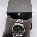 Bulova Classic Collection Multifunction Grey Dial Silver Steel Strap Watch for Men - 96C148 Buy Now By Bulova