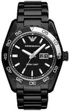 Emporio Armani Sportivo Quartz Black Dial Black Steel Strap Watch For Men - AR6049 Buy Now By Emporio Armani