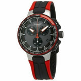 Tissot T Race Cycling Vuelta Black Dial Two Tone Rubber Strap Watch For Men - T111.417.37.441.01 Buy Now By Tissot