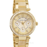 Michael Kors Parker Gold DIal Gold Steel Strap Watch for Women - MK5842 Buy Now By Michael Kors