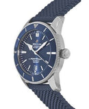 Breitling Superocean Heritage B20 Automatic 46 Blue Dial Blue Mesh Bracelet Watch for Men - AB2020161C1S1 Buy Now By Breitling