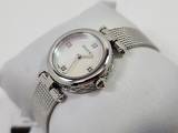 Gucci Diamantissima Quartz Diamonds Mother of Pearl Dial Silver Mesh Bracelet Watch for Women - YA141504 Buy Now By Gucci