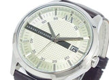 Armani Exchange Whitman Silver Dial Brown Leather Strap Watch For Men - AX2100 Buy Now By Armani Exchange