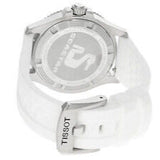 Tissot Seastar 1000 Mother of Pearl White Dial White Rubber Strap Watch for Women - T120.210.17.116.00 Buy Now By Tissot