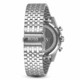 Hugo Boss Navigator Chronograph Blue Dial Silver Steel Strap Watch for Men - 1513498 Buy Now By Hugo Boss