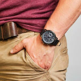 Tommy Hilfiger London Chronograph Black Dial Black Steel Strap Watch for Men - 1791529 Buy Now By Tommy Hilfiger