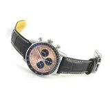 Breitling Navitimer B01 Chronograph 43 Brown Dial Black Leather Strap Watch for Men - AB0138241K1P1 Buy Now By Breitling