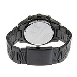 Armani Exchange Chronograph Black Dial Black Steel Strap Watch For Men - AX1605 Buy Now By Armani Exchange