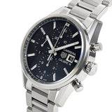 Tag Heuer Carrera Automatic Chronograph Black Dial Silver Steel Strap Watch for Men - CBK2110.BA0715 Buy Now By Tag Heuer