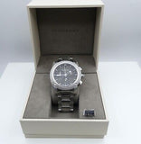 Burberry Utilitarian Chronograph Black Dial Silver Steel Strap Watch For Men - BU9800 Buy Now By Burberry