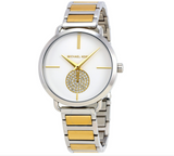 Michael Kors Silver Dial Two Tone Steel Strap Watch for Women - MK3679 Buy Now By Michael Kors