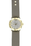 Marc Jacobs Amy Grey Dial Grey Leather Strap Watch for Women - MBM1287 Buy Now By Marc Jacobs