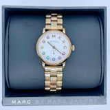 Marc Jacobs Baker Dexter White Dial Rose Gold Steel Strap Watch for Women - MBM3443 Buy Now By Marc Jacobs