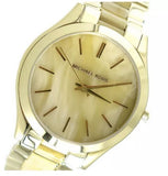 Michael Kors Slim Runway Gold Dial Two Tone Gold Strap Watch for Women - MK4285 Buy Now By Michael Kors