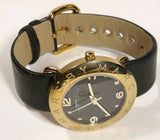 Marc Jacobs Amy Grey Dial Grey Leather Strap Watch for Women - MBM1153 Buy Now By Marc Jacobs