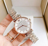 Emporio Armani Gianni T Bar White Dial Two Tone Steel Strap Watch For Women - AR1926 Buy Now By Emporio Armani