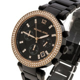 Michael Kors Parker Diamonds Black Dial Black Steel Strap Watch for Women - MK5885 Buy Now By Michael Kors