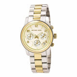 Michael Kors Runway Gold Dial Two Tone Steel Strap Watch for Women - MK5137 Buy Now By Michael Kors