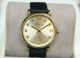 Marc Jacobs Baker Gold Dial Black Leather Strap Watch for Women - MBM1399 Buy Now By Marc Jacobs