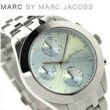 Marc Jacobs Peeker Chronograph Silver Dial Silver Steel Strap Watch for Women - MBM3371 Buy Now By Marc Jacobs