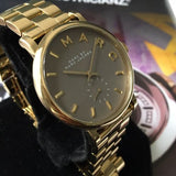 Marc Jacobs Baker Grey Dial Gold Steel Strap Watch for Women - MBM3281 Buy Now By Marc Jacobs