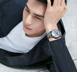 Emporio Armani Meccanico Automatic Grey Dial Grey Steel Strap Watch For Men - AR60029 Buy Now By Emporio Armani