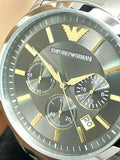 Emporio Armani Quartz Grey Dial Silver Steel Strap Watch For Men - AR11047 Buy Now By Emporio Armani