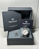 Tag Heuer Aquaracer Quartz White Dial Silver Steel Strap Watch for Men - WBD1111.BA0928 Buy Now By Tag Heuer