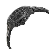 Tissot PRC 200 Chronograph Black Dial Black Steel Strap Watch For Men - T114.417.33.057.00 Buy Now By Tissot