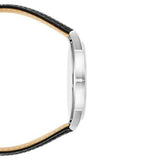 Movado Museum Blue Dial Black Leather Strap Watch For Men - 2100009 Buy Now By Movado