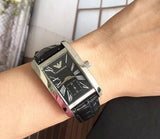 Emporio Armani Black Dial Black Leather Strap Watch For Men - AR0143 Buy Now By Emporio Armani