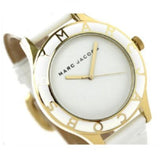 Marc Jacobs Blade White Dial White Leather Strap Watch for Women - MBM1098 Buy Now By Marc Jacobs