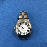 Marc Jacobs Rivera White Dial Silver Steel Strap Watch for Women - MBM3136 Buy Now By Marc Jacobs