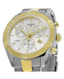 Tissot PR 100 Sport Chic Chronograph Silver Dial Two Tone Steel Strap Watch For Women - T101.917.22.031.00 Buy Now By Tissot