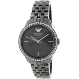 Emporio Armani Ceramica Crystals Black Dial Black Ceramic Strap Watch For Women - AR1478 Buy Now By Emporio Armani