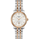 Tissot T Classic Carson Premium Diamonds White Dial Two Tone Steel Strap Watch for Women - T122.207.22.036.00 Buy Now By Tissot