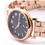Marc Jacobs Baker Navy Blue Dial Rose Gold Steel Strap Watch for Women - MBM3332 Buy Now By Marc Jacobs