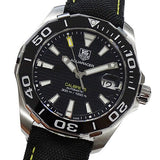 Tag Heuer Aquaracer Calibre 5 Automatic Black Dial Black Nylon Strap Watch for Men - WAY211A.FC6362 Buy Now By Tag Heuer