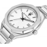 Maserati Stile 3H White Dial Silver Steel Strap Watch For Men - R8853142005 Buy Now By Maserati