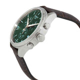 Tissot Chrono XL Chronograph Classic Green Dial Brown Leather Strap Watch For Men - T116.617.16.091.00 Buy Now By Tissot