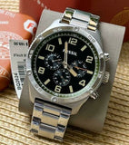 Fossil Brox Multifunction Black Dial Silver Steel Strap Watch for Women - BQ2797 Buy Now By Fossil