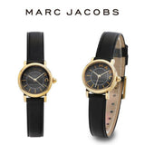 Marc Jacobs Roxy Black Dial Black Leather Strap Watch for Women - MJ1585 Buy Now By Marc Jacobs