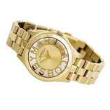 Marc Jacobs Henry Gold Dial Gold Steel Strap Watch for Women - MBM3292 Buy Now By Marc Jacobs
