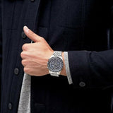 Emporio Armani Sportivo Chronograph Blue Stainless Steel Watch For Men - AR6072 Buy Now By Emporio Armani