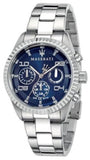 Maserati Competizione Chronograph Blue Dial Silver Steel Strap Watch For Men - R8853100013 Buy Now By Maserati