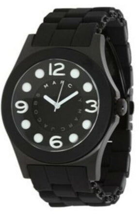 Marc Jacobs Pelly Black Dial Black Silicone Strap Watch for Women - MBM2516 Buy Now By Marc Jacobs